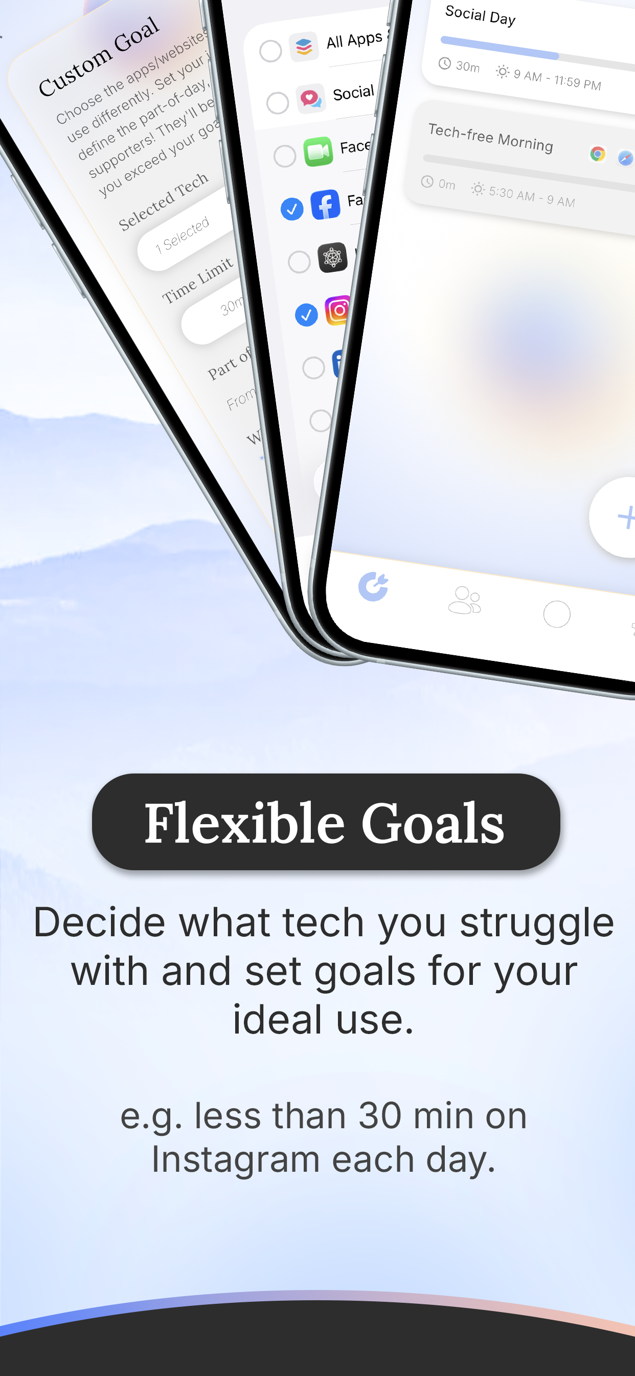 Flexible goals